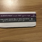 2 Pcs Silicone Christian Bracelet  - Bible Verse Bracelets Luke 18 1   Joshua 1 