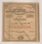 Empresa Ferro-carril De Guant  namo 100p Eso Accion Certificate Santiago 1877 Ppd