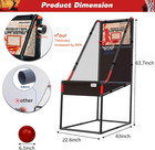 63 7  New Arcade Basketball Game Indoor For Toddlers   Kid 5-7  8-12 - Basketbal