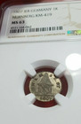 Ngc Nurnberg Ms 63 1 Kreuzer 1807 Silver City View Coin Germany One Year Type