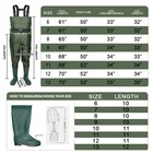 Fly Fishing Chest Waders Breathable Waterproof Stocking Foot River Wader Pants