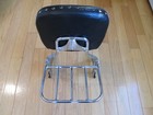 Harley Davidson Touring Models Detachable Chrome Backrest 1997-2007 Oem