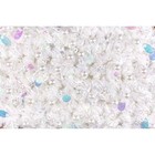 Hand-blended Multifiber Multicolored Fancy Yarn With Artificial White