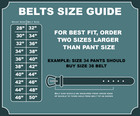 Distressed Cowhide Leather Belt Mens Full Grain  1 5  Wide With Removable Buckle
