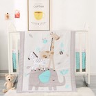 3pcs Baby Bedding Set Nursery Bedding Set Mini Crib Bedding Set With Comforter