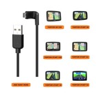 3m Right Angled Micro Usb Charging Charger Sync Data Cable Lead Tomtom Sat Nav