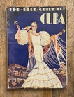 Vintage 1936  blue Guide To Cuba  Travel Guide Tourism Book W  Map Of Havana
