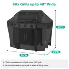 Grill Cover 50 Inch  Outdoor Heavy Duty Waterproof Barbecue Gas Cover  Uv   F   