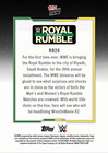 Royal Rumble Poster Card 2026 Wwe Topps Now Card Rr26