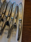 Wallace Romance Of The Sea Sterling Silver Lot Of 24pcs-12 Place Fork knife Set