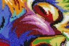 Bead Embroidery Kit On Natural Artist Canvas Diy Beaded Stitching Needlepoint 
