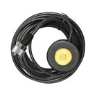 Dual Band Vhf Uhf Ham Mobile Radio Antenna Pl259 With Magnetic Base 5m Cable