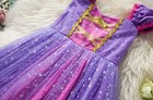 Rapunzel Sparkly Disney Princess Dress  New