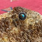 Vintage Turquoise Navajo Ring Size 6 5 7 Gorgeous Stamping