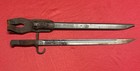 Arisaka Type 30 Bayonet W Scabbard And Leather Frog Ww2 Original