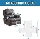 100  Waterproof Power Lift Recliner Chair Cover Non Slip Electric Power Brown