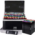 168 Colors Alcohol Markers Twin Sketch Markers Pens Dual Tip Art Markers Perm