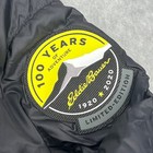 Eddie Bauer Down Camp Suit Medium Black Puffer Quilted Snap Insulated Jumpsuit