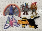 Ty Beanie Babies Bird Bee Butterfly Plush Lot 6 Small Multicolor Toys Stuffed