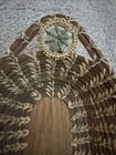 Rare Vintage Handmade Pine Needle Art Basket  Pioneer Native American Style