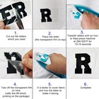 3 Inch Iron On Heat Transfer Letters Alphabets Fabric Vinyl Diy