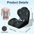 Truck Driver Seat Cushion memory Foam L-shaped Ergonomic Cushion For Home Office