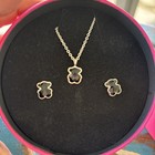 Tous Silver Set With Black Onyx Each Piece Retails For  119 New Purch Oct 2025