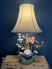 Rare Vintage Disney Alice In W0nderland Flower Lamp   16  Tall