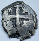 1759 Spanish Bolivia 1 Reales Colonial 1700 s Dated Pirate Treasure Cob Coin