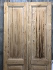 Antique French Double Doors  42 5x100 5  Raised Panel Doors  European Doors A606