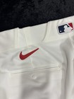 St Louis Cardinals Solid White Nike Game Used Authentic Pants 33x16 Knickers