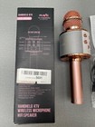 Ws-858lkaraokemicrophone Wireless Bluetooth Led Lights Gold Handheld Ktv Speaker
