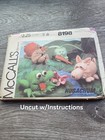 Lot Of 5 Vintage Sewing Patterns Mccalls Crafts Stuffed Animals Dolls Uncut 