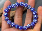 Rare Tibetan Old Agate Dzi 20pcs Star Beads Prayer Amulet Bracelet V09