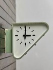 Made In Japan Double Side Wall Mount Nautical Seiko Electric Ship Clock - Blue