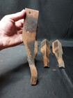 New Old Stock Cast Iron Wood Stove Legs Feet Set Lot Of 4 Repurpose Industrial 