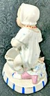 Antique Porcelain Match Striker Conta Boehme Fairing Holder Boy 