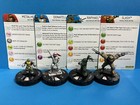 Heroclix Tmnt Donatello  034 Chase W  Slash  016 Raphael  025 Metalhead  018