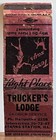 Trucker s Lodge Starks Station Il Illinois Girlie Vintage Matchbook Cover