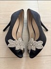 Flower Rhinestone  Shoe Clips     Crystal Detachable Shoe Decor