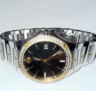 Movado Mens Se Two Tone 41mm Black Dial Diamond Watch
