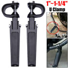 1  1-1 4  U-clamp Foot Pegs Rests Highway Engine Crash Bar For Harley Motorcycle