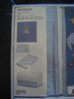 Ikea Designer Bed Linen 4 Pcs Nursery Kid Baby Toddler Set Blue White Stripe New