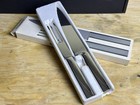Boda Nova Modernist Sweden Stainless Steel Carving Set Knife Fork W Box Clean