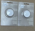 Lutron 401-227 White Round Rotary Dimmer Light Knob Fan Control   2-pack   New