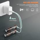 3 7v Li-ion Rechargeable Batteries 3000mah 18j Rechargeable Usb Lithium Battery 