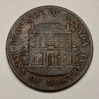 1844 Canada Half Penny Bank Token  Free Shipping 