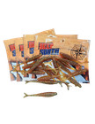 lot Of 3  Deep South Sonic Super Shad 4  3 Colors 8pc Per Pack 24 Pcs Walleye  