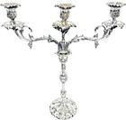 Victorian Era 19    Antique Sheffield Silverplate Convertible Candelabra   A Pair