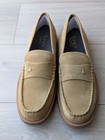 Franco Sarto Mustard Brown Suede Yulisa Loafers Size 11 New